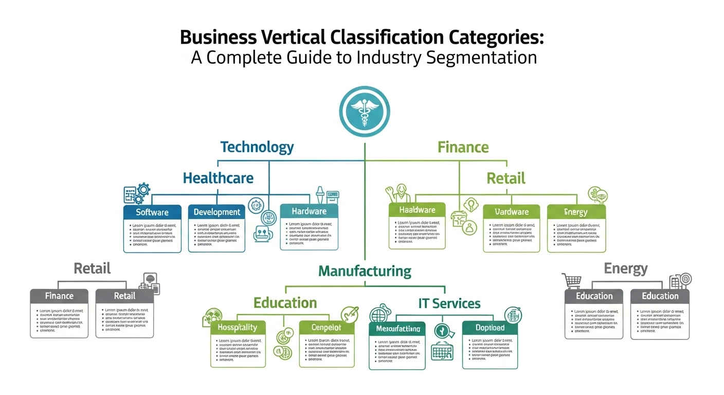 business vertical classification categories