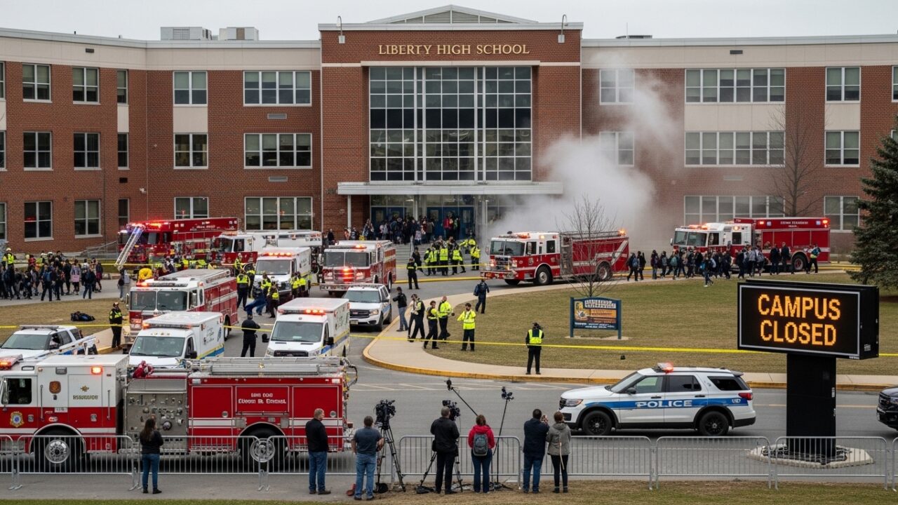 Liberty High School Gas Evacuation Sparks Safety Response and Campus Closure