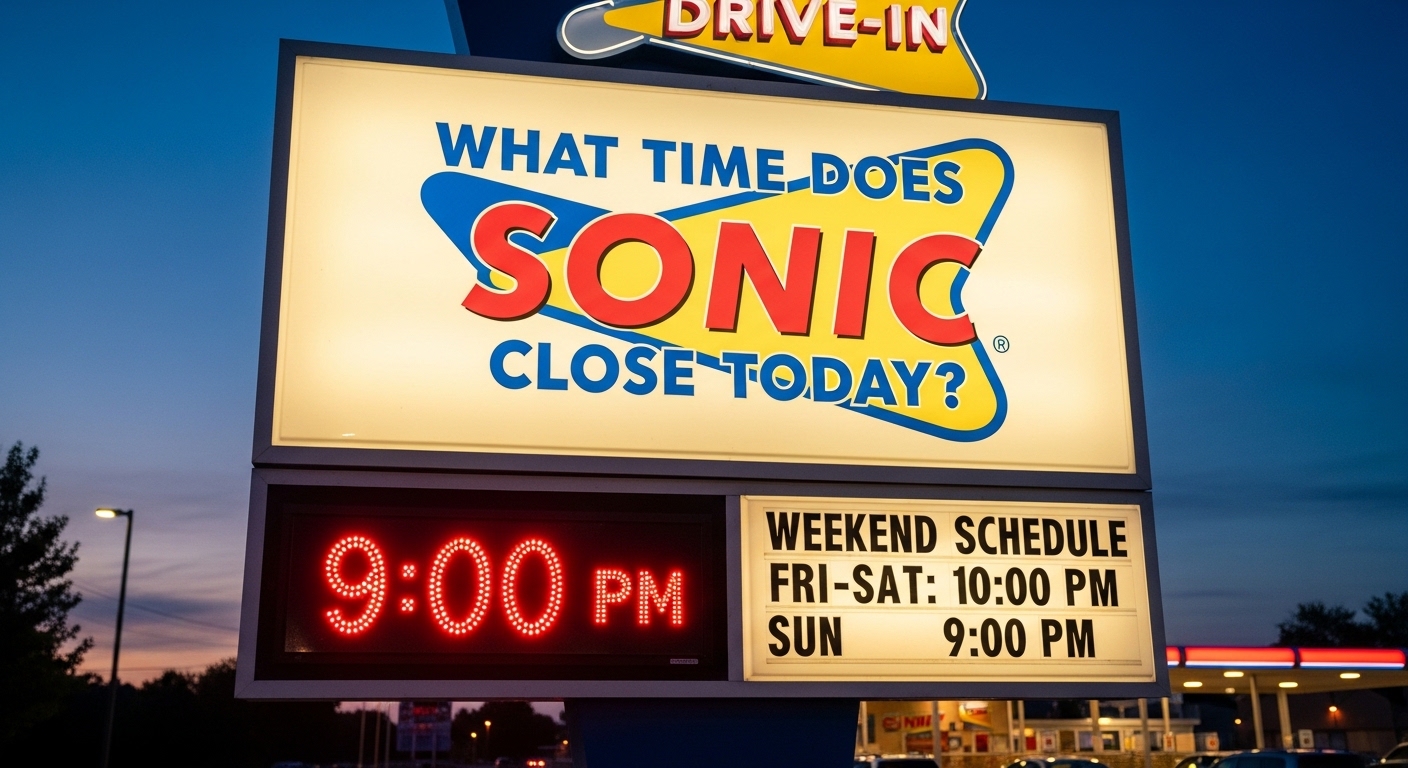 what time does sonic close