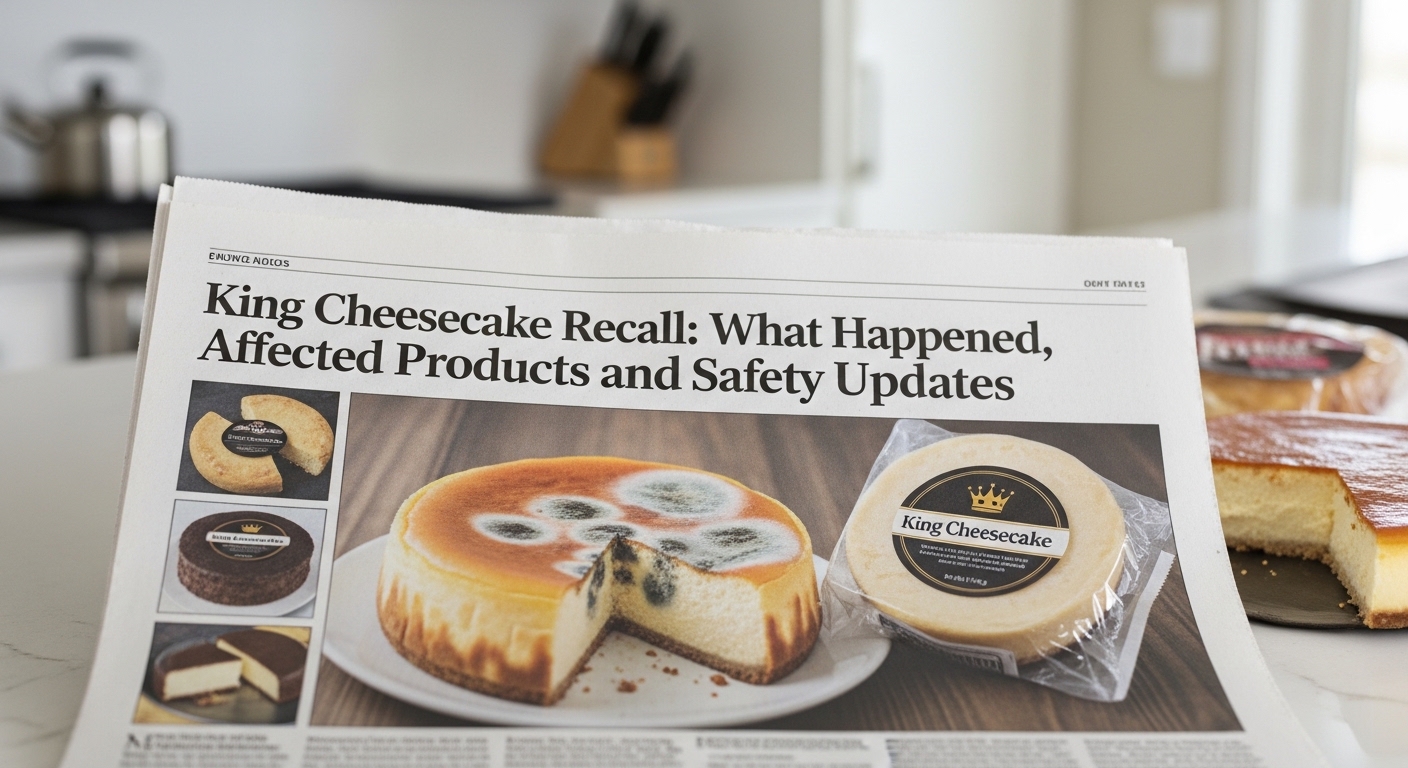 king cheesecake recall