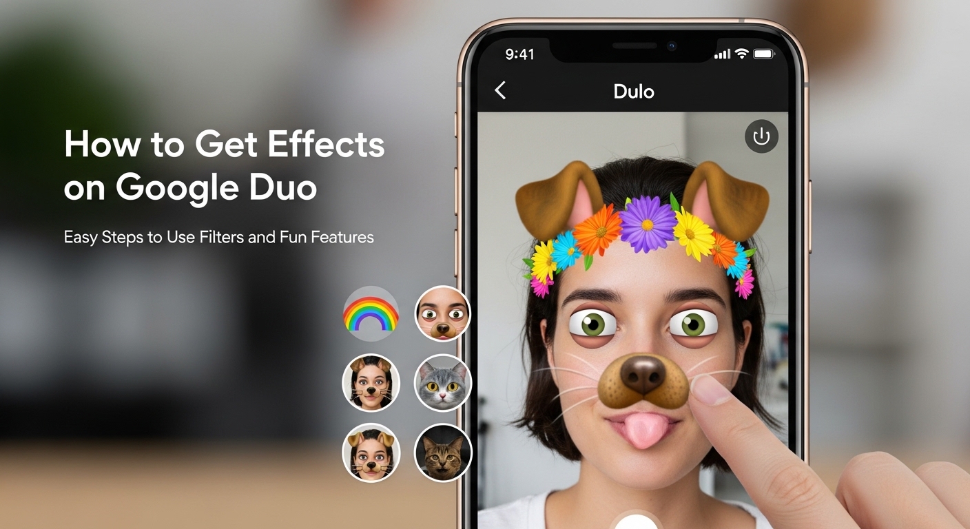 how to get effects on google duo