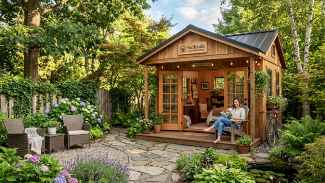 Finding Your Backyard Oasis with Solitude Custom Sheds