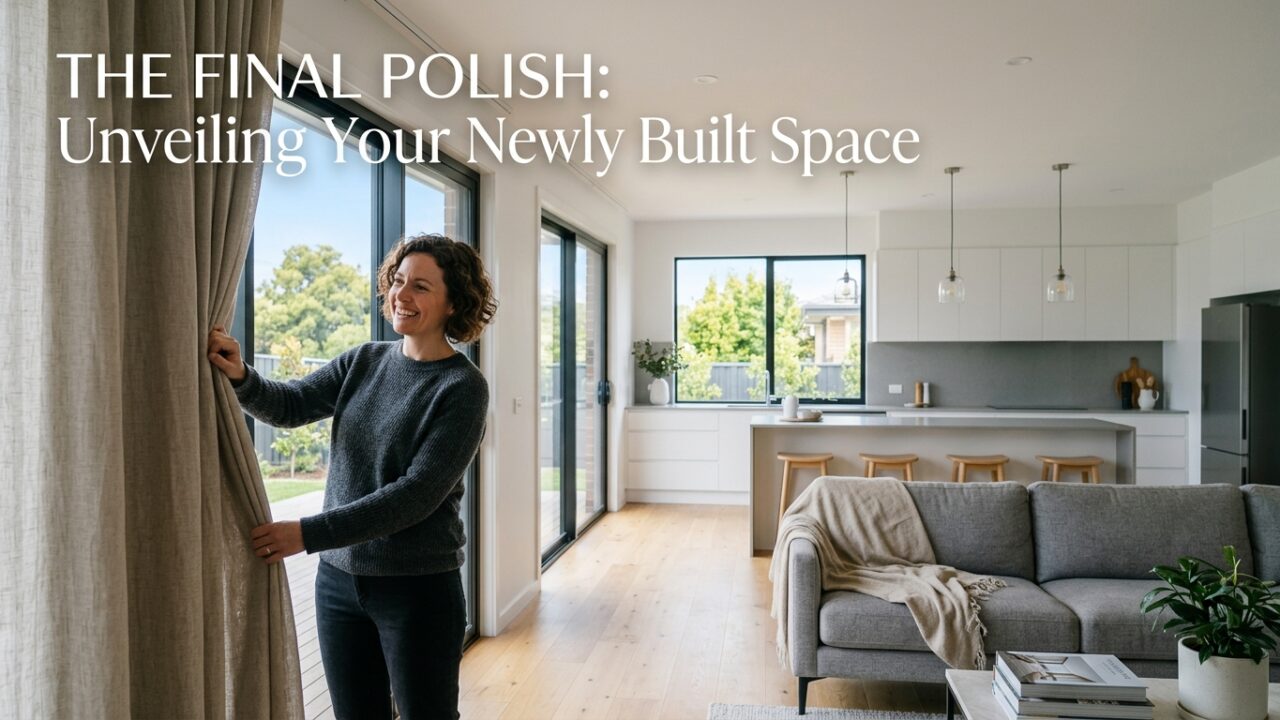 The Final Polish: Unveiling Your Newly Built Space