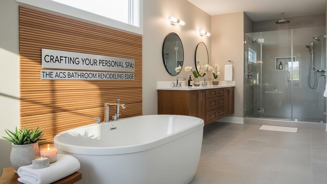 Crafting Your Personal Spa: The ACS Bathroom Remodeling Edge