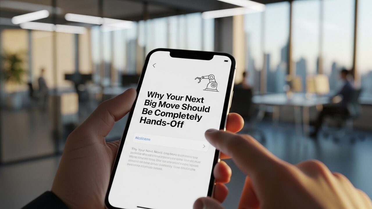 Why Your Next Big Move Should Be Completely Hands-Off