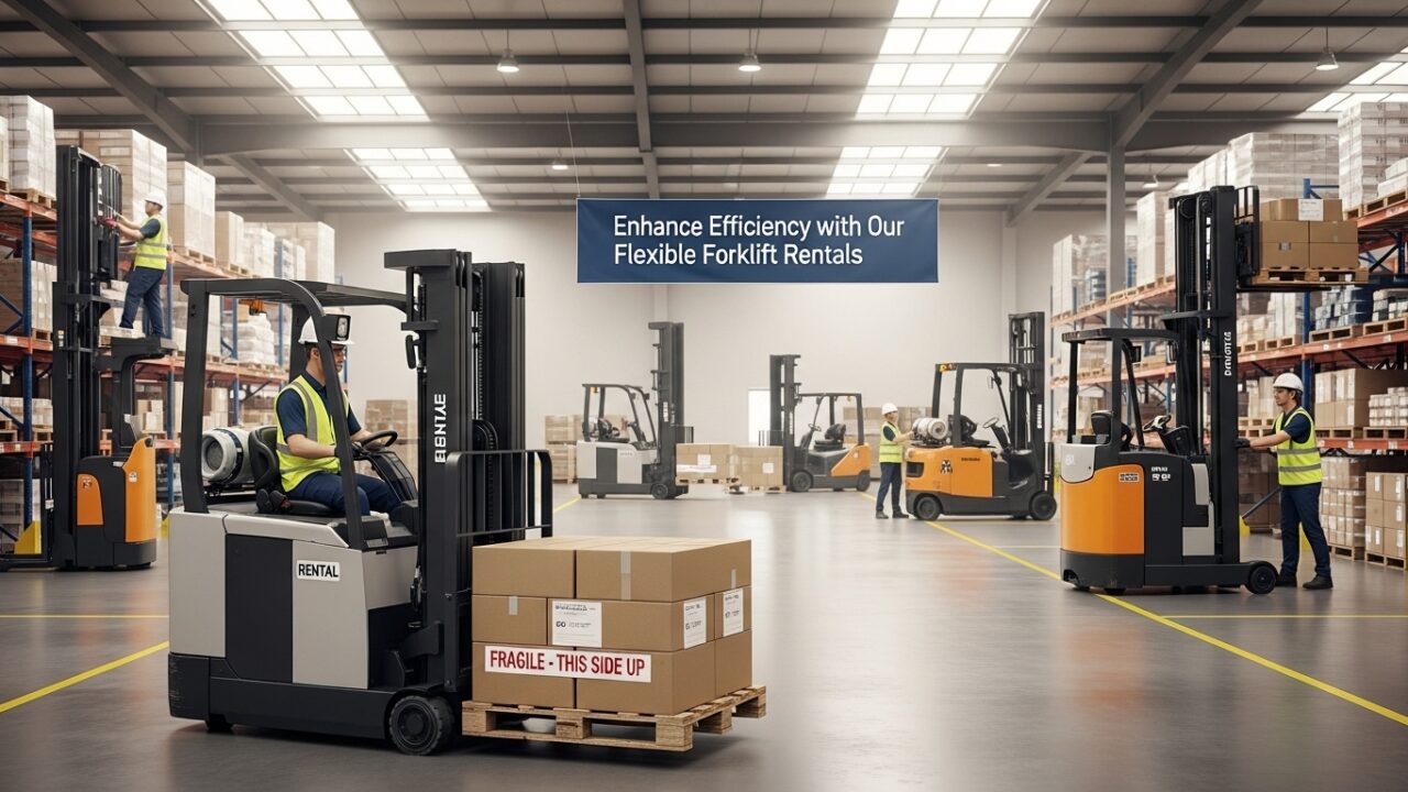 Enhancing Workplace Efficiency with Forklift Rentals